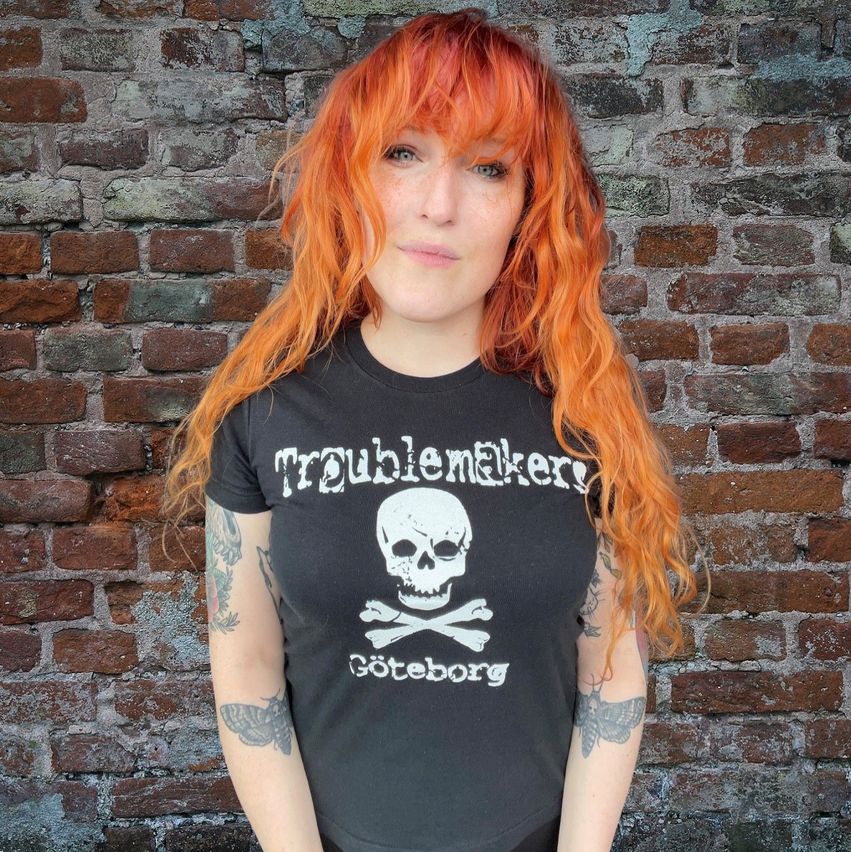 TROUBLEMAKERS - T-SHIRT DAM, SKULL - 2