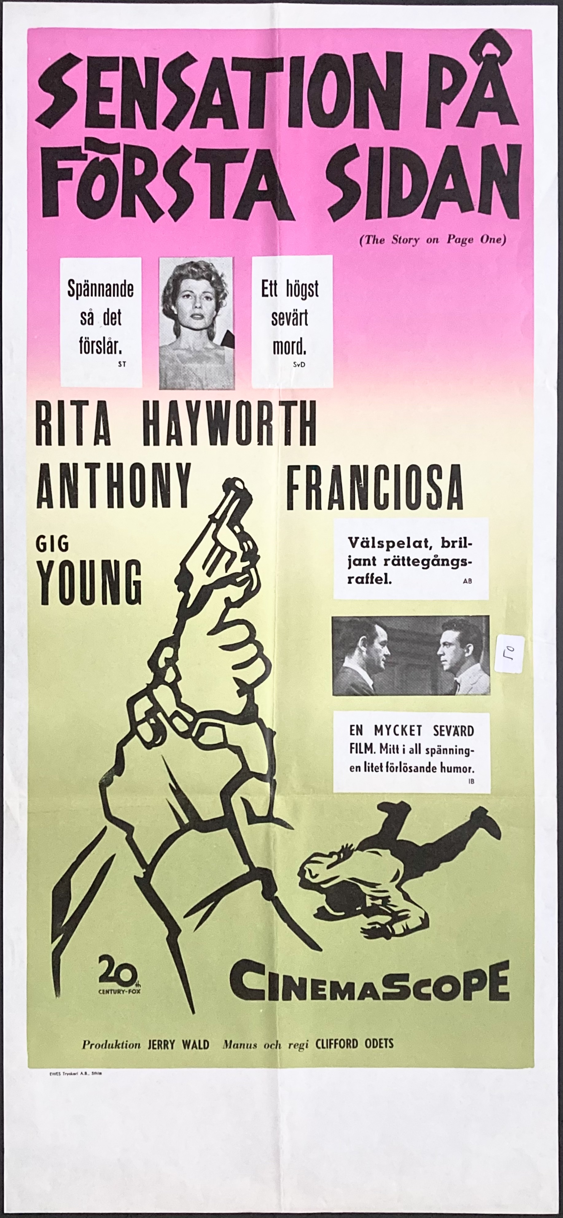 THE STORY ON PAGE ONE (1959)