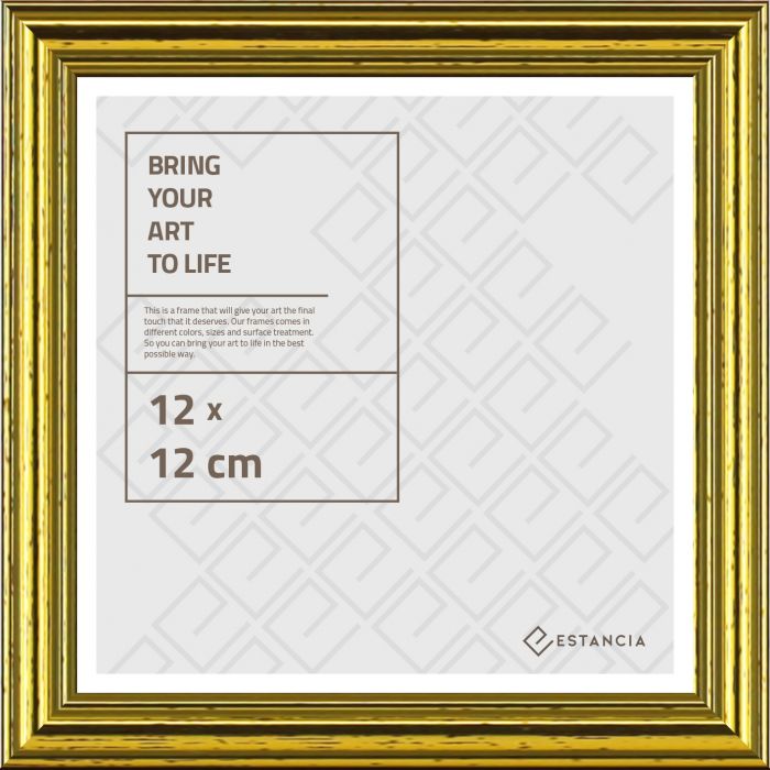 12x12 Classic Guld Ram