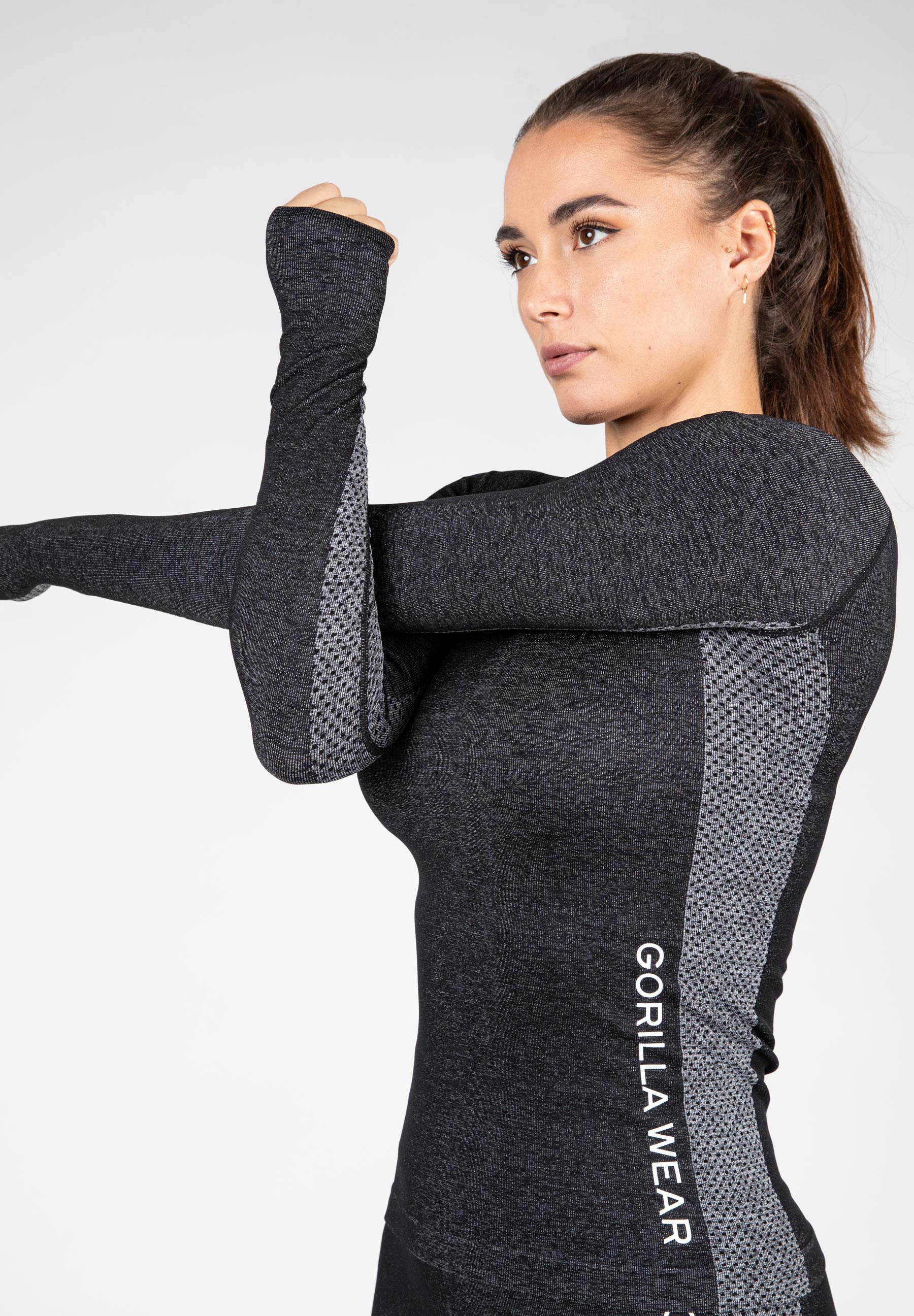 Selah Seamless Long Sleeve, black - 8