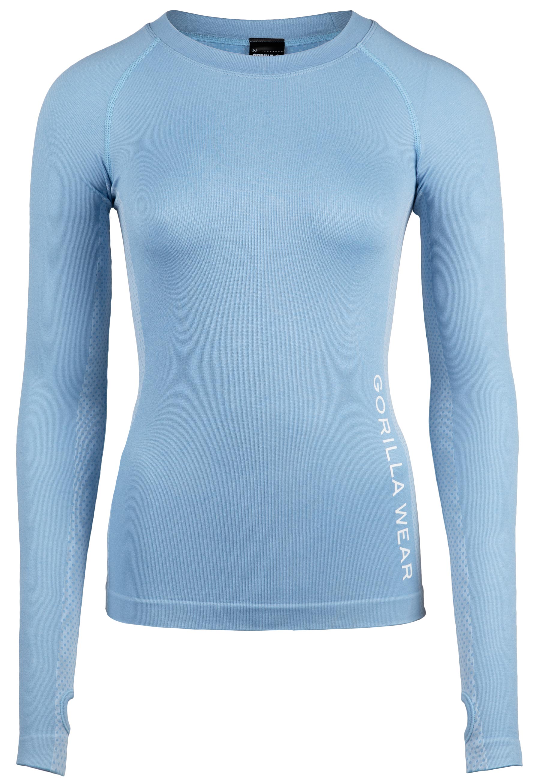 Selah Seamless Long Sleeve, light blue - 4