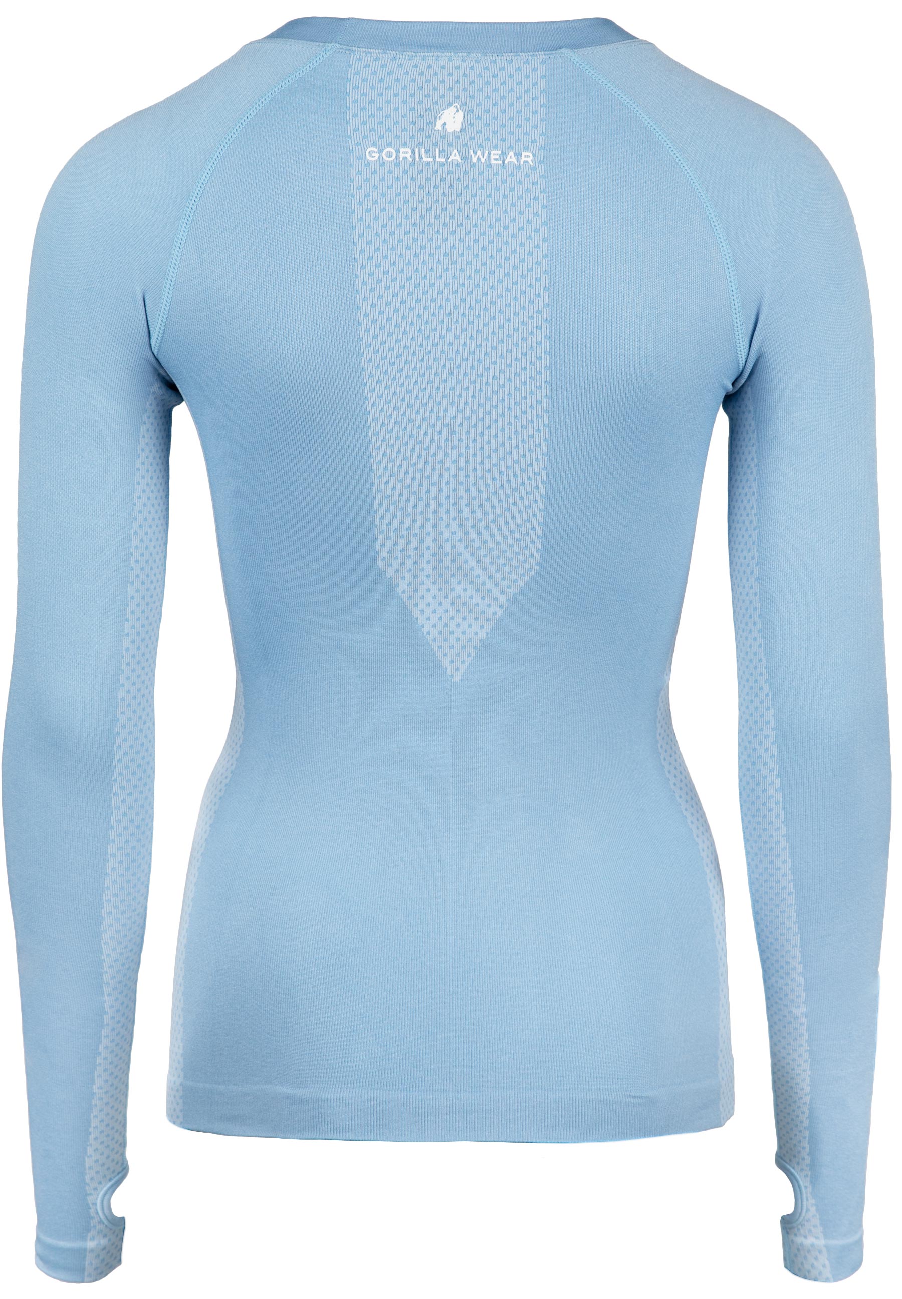 Selah Seamless Long Sleeve, light blue - 5