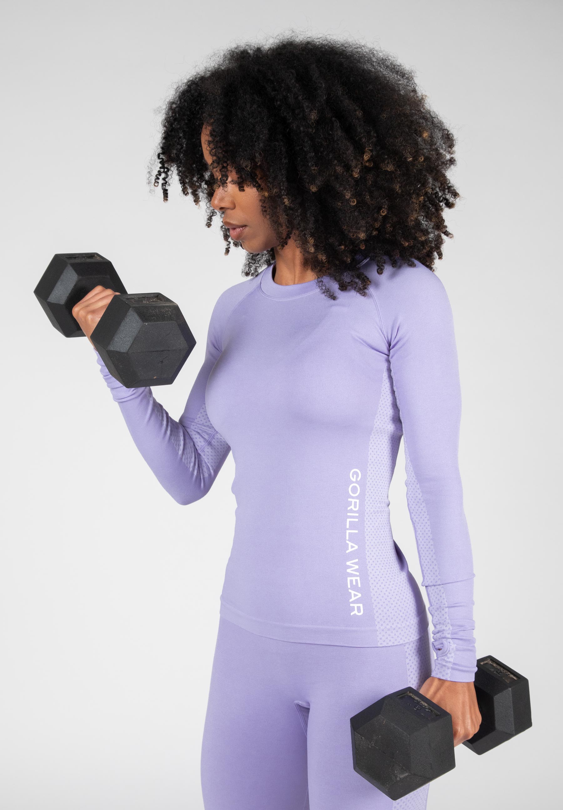 Selah Seamless Long Sleeve, lilac - 8