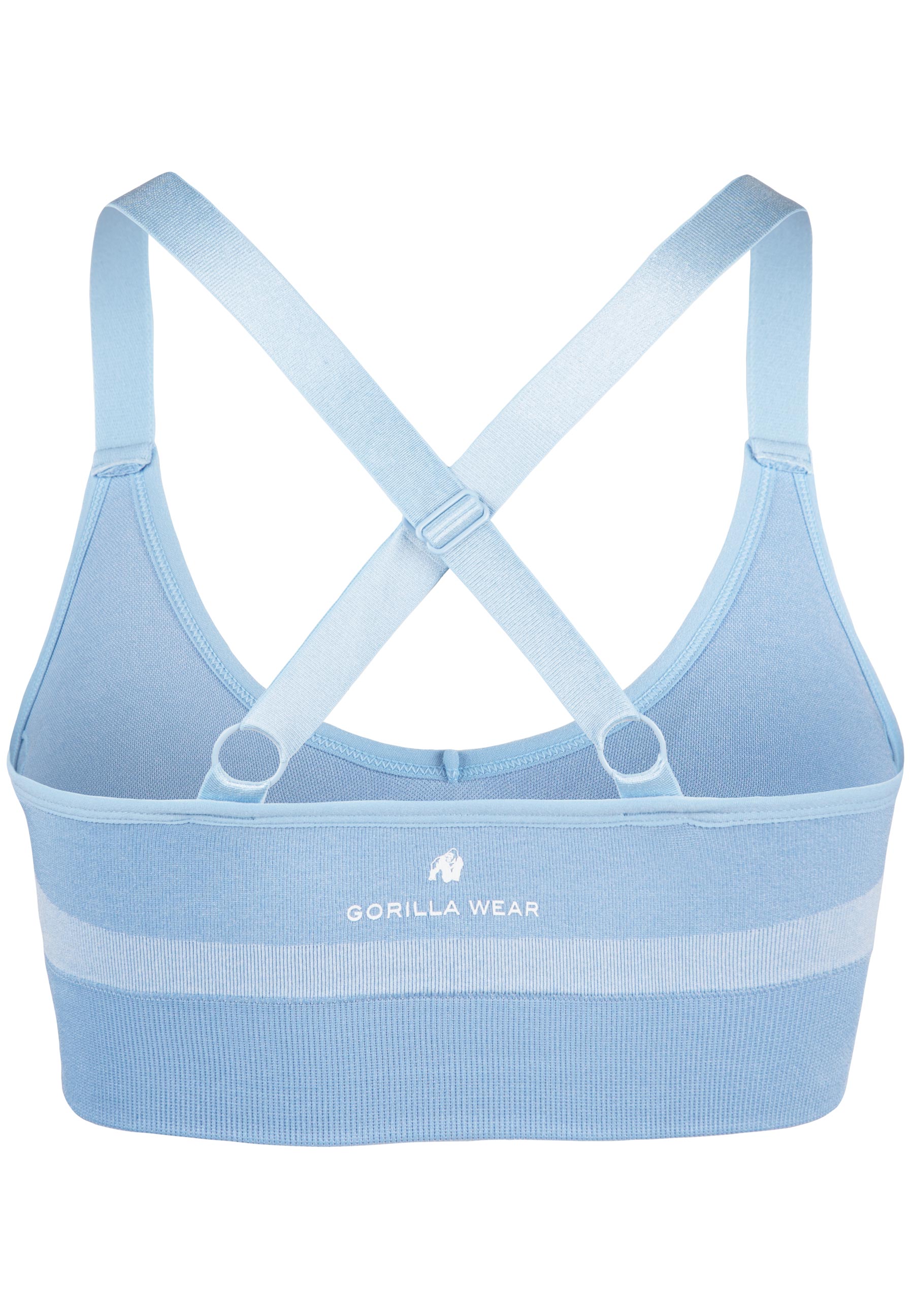 Selah Seamless Sports Bra, light blue - 5