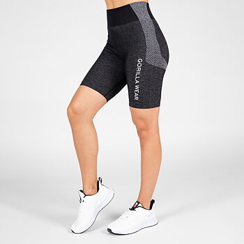 Selah Seamless Cycling Shorts, black