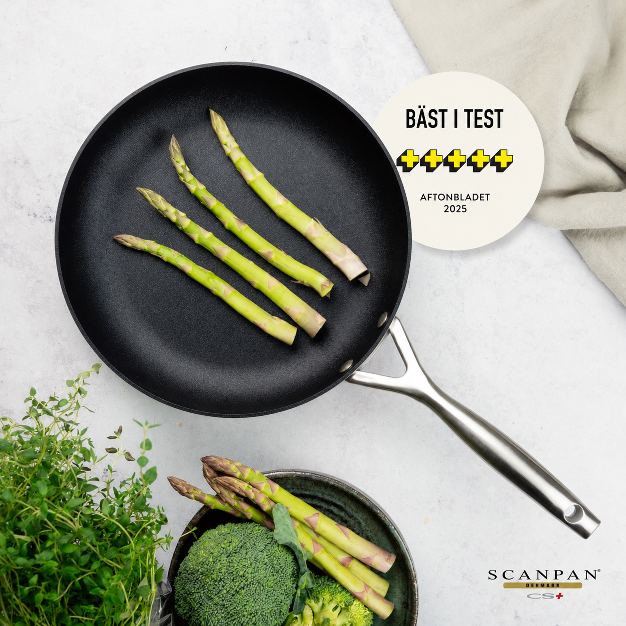 Scanpan CS+ Stekpanna 28 cm - 3