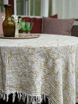 William Morris Sunflower Golden bomullsfilt