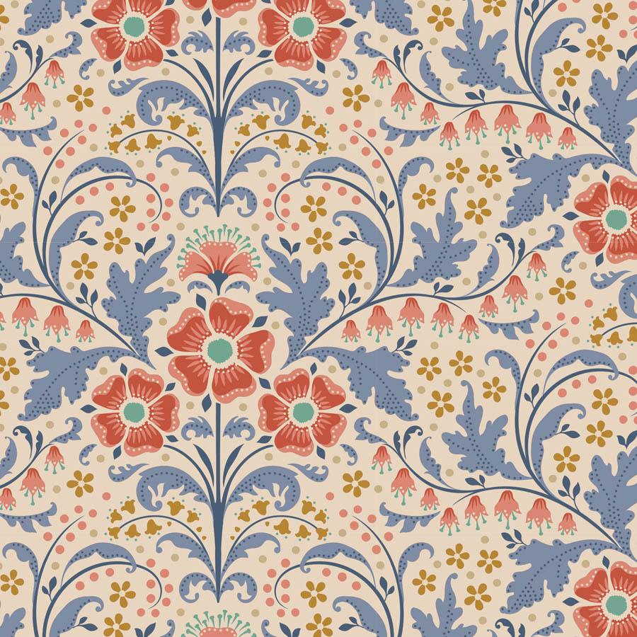 Tilda Hometown Eleanora Blue
