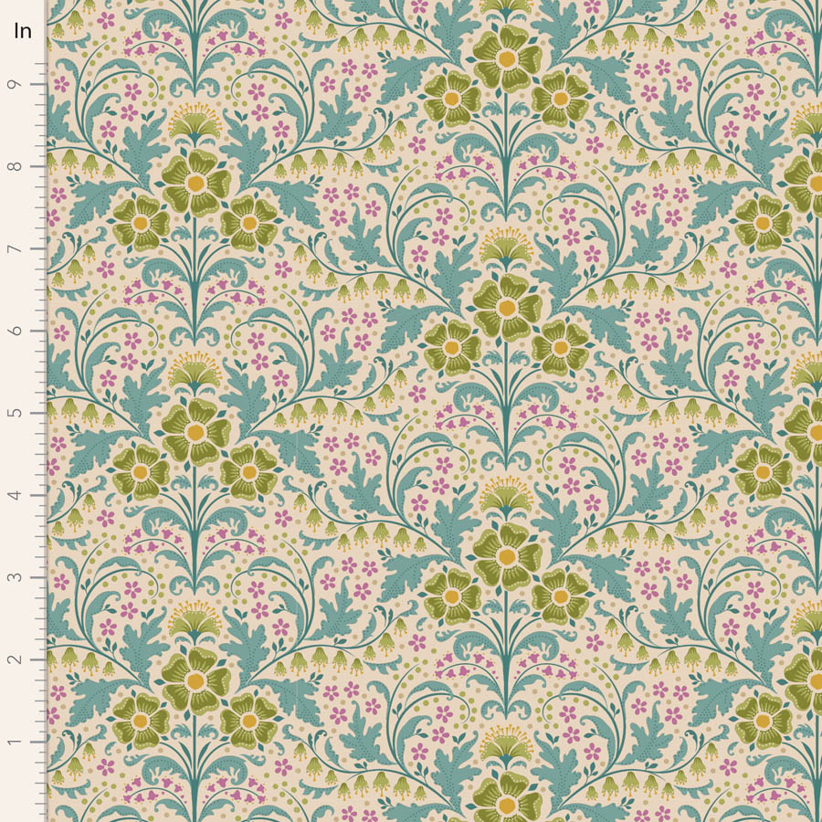 Tilda Hometown Eleanora Teal - 2