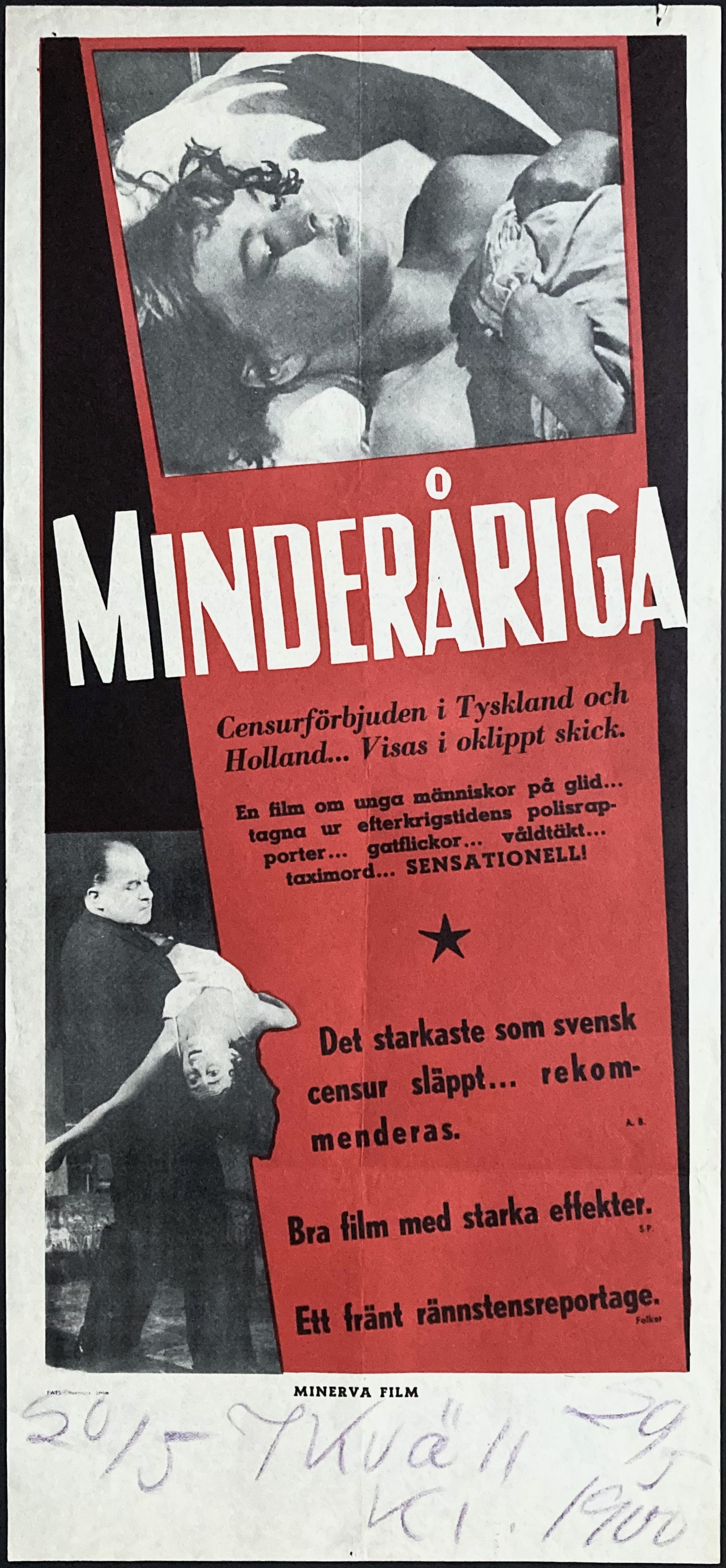 MINDERÅRIGA (1951)
