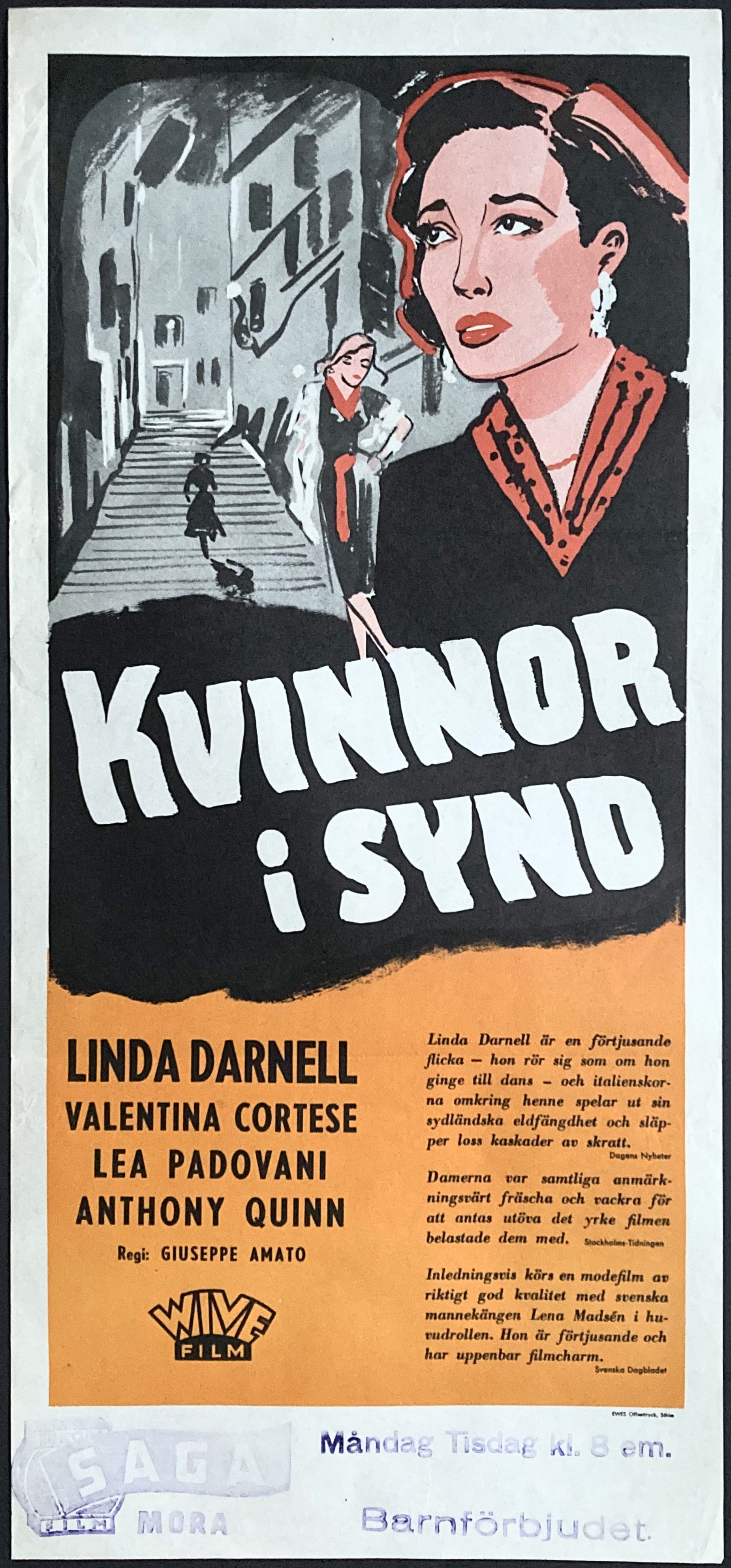 KVINNOR I SYND (1954)