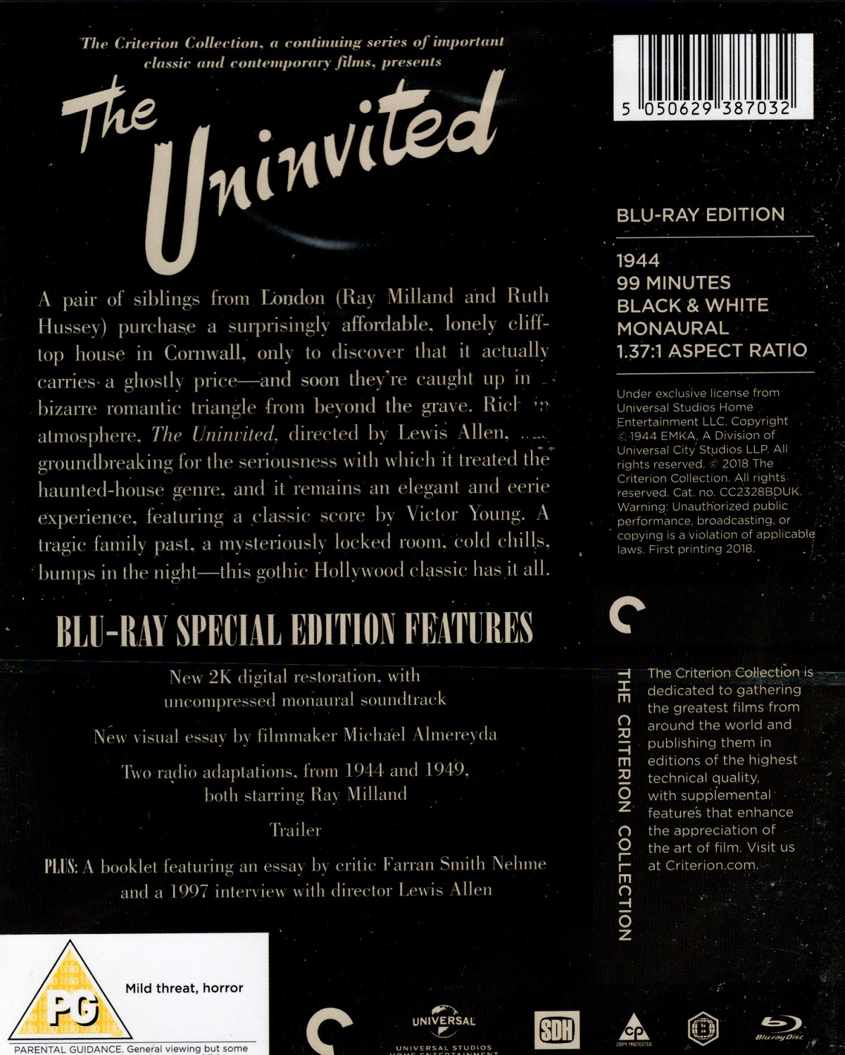 The Uninvited (Criterion Collection) (ej svensk text) (Blu-ray) - 2