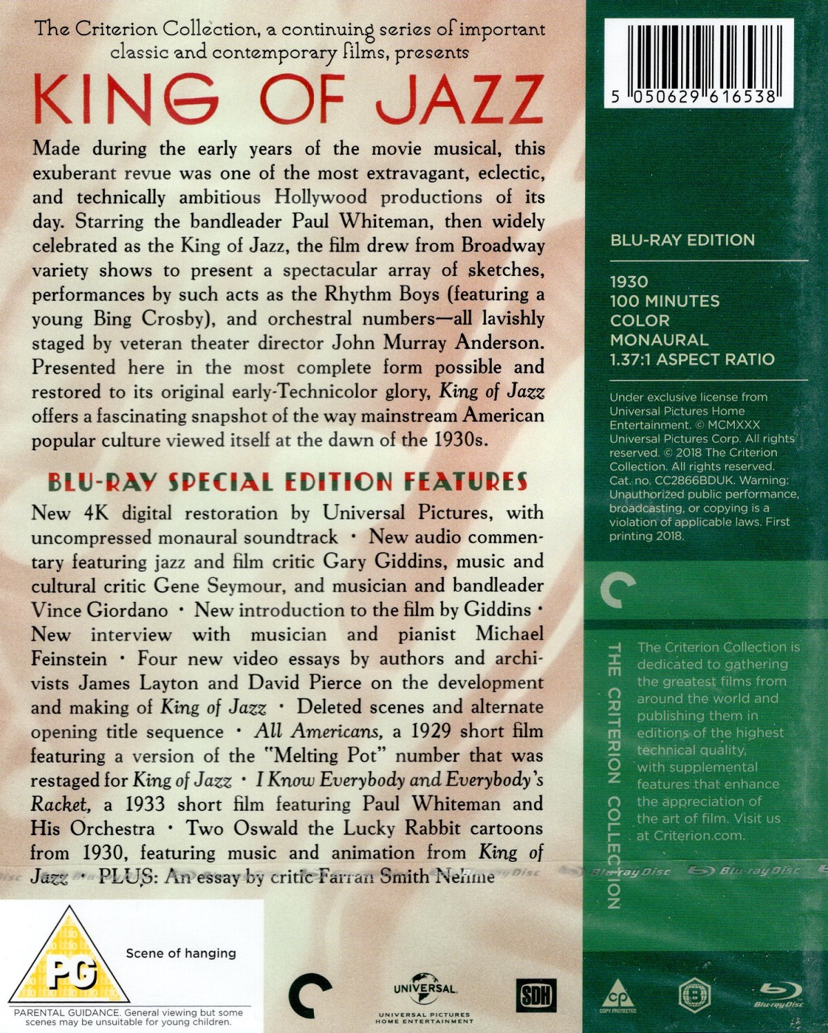 King of Jazz (Criterion Collection) (ej svensk text) (Blu-ray) - 2