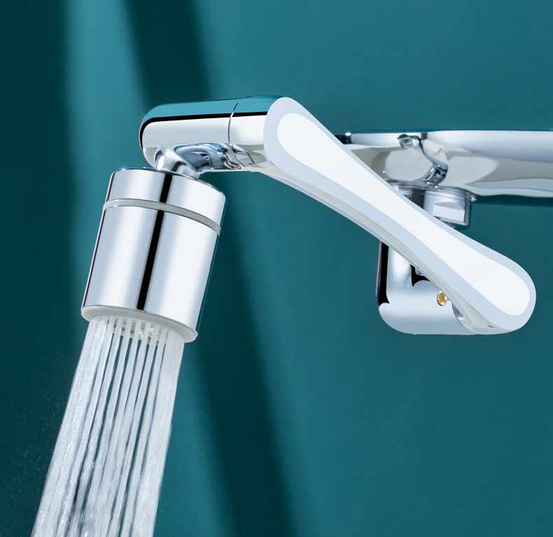 Swivel Faucet Extension 1440° - Flexible & Rotatable with 2 Water Positions - 4