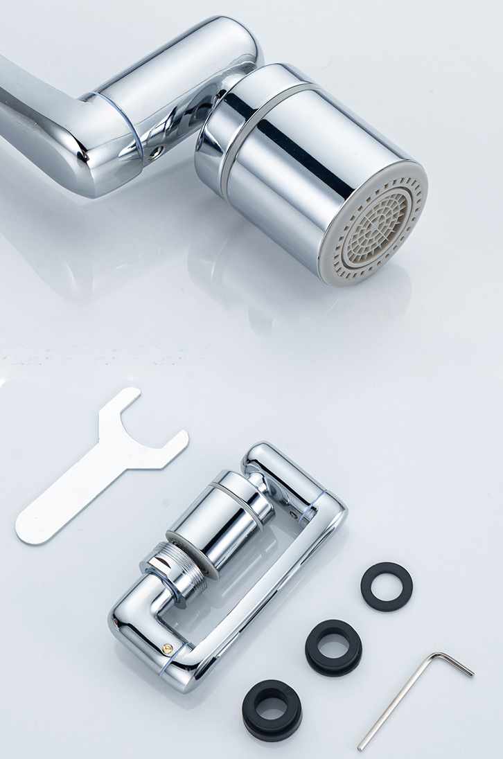 Swivel Faucet Extension 1440° - Flexible & Rotatable with 2 Water Positions - 9