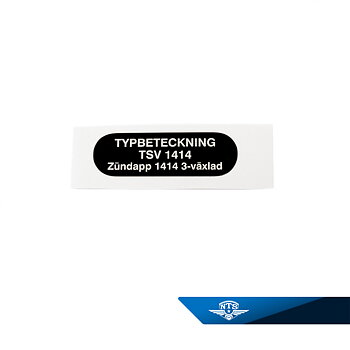 Nimikilpi Zündapp CS50, tyyppi 448-07, TSV 1414 1979-83