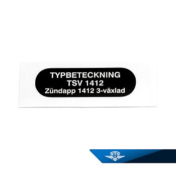 Nimikilpi Zündapp KS50 Sport, tyyppi 529-10, TSV 1412 1978-80