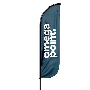 Beachflagga Stl S Blå