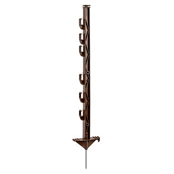 Gallagher Terra Hobby Mörkbrun Plaststolpe 75cm, 10-pack