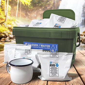 Convar Emergency Food | Water Bucket 6 L | 6000g