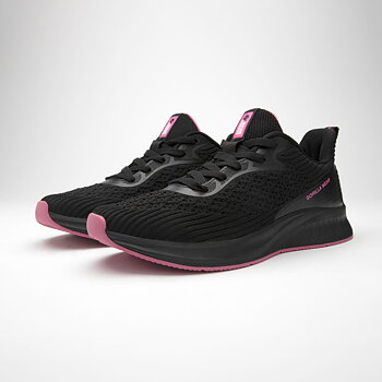 Milton Training Shoes, black/fuchsia