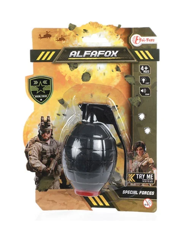 Adventure Force Light And Sound Toy Grenade 