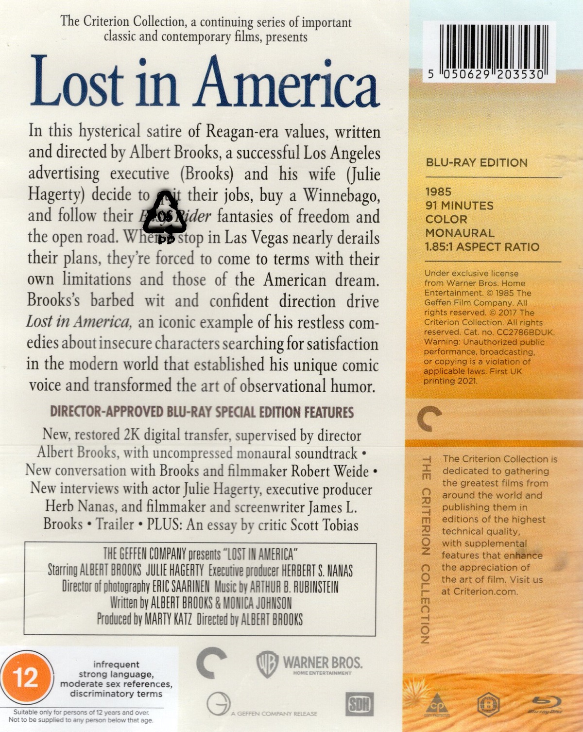 Lost In America (Criterion Collection) (ej svensk text) (Blu-ray) - 2
