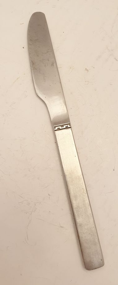Opal meanderbård kniv