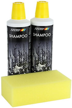 Bilschampo tvätt och polering 2x500ml ink.svamp