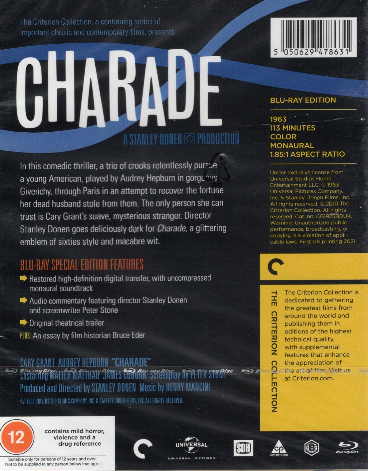 Charade (Criterion Collection) (ej svensk text) (Blu-ray) - 2