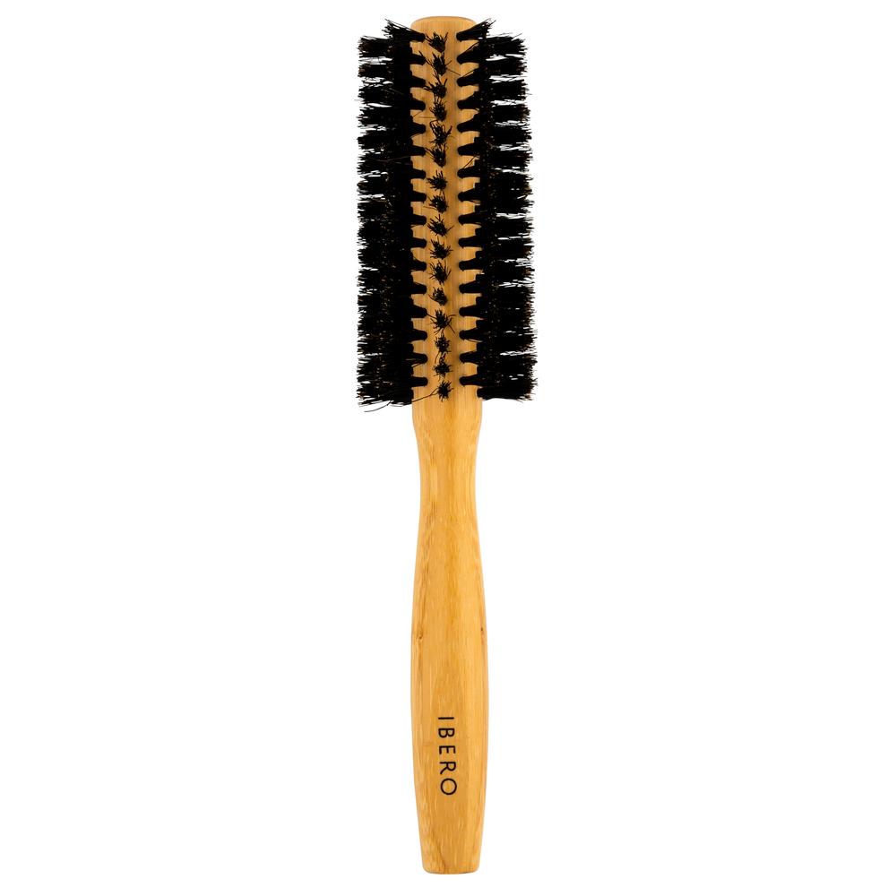 Blow Dry Brush - Bambu Rundhårborste med vildsvinsborst