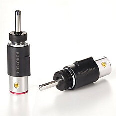Furutech FT-212 (R) låsbara rhodiumpläterade högtalarbananer