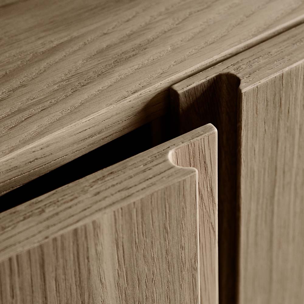 Pira G2 F C A Black grey/White oak 180 cm (flera höjder) - 9