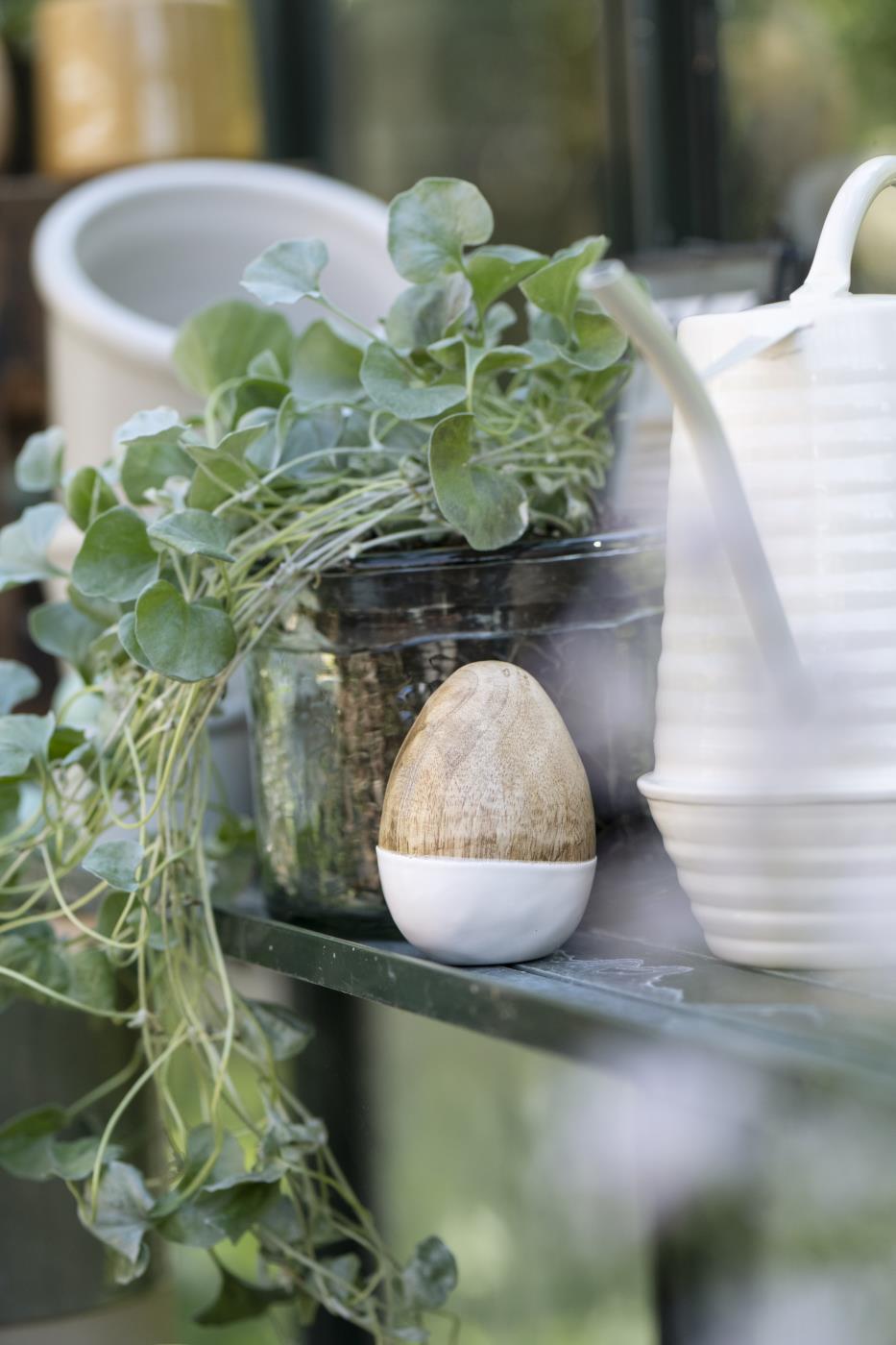 Easter egg standing, white - Ib Laursen - 3