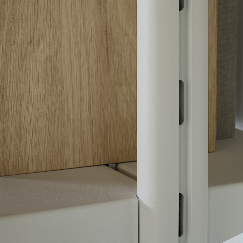 Pira G2 F C A White/White oak 230 cm (flera höjder) - 5