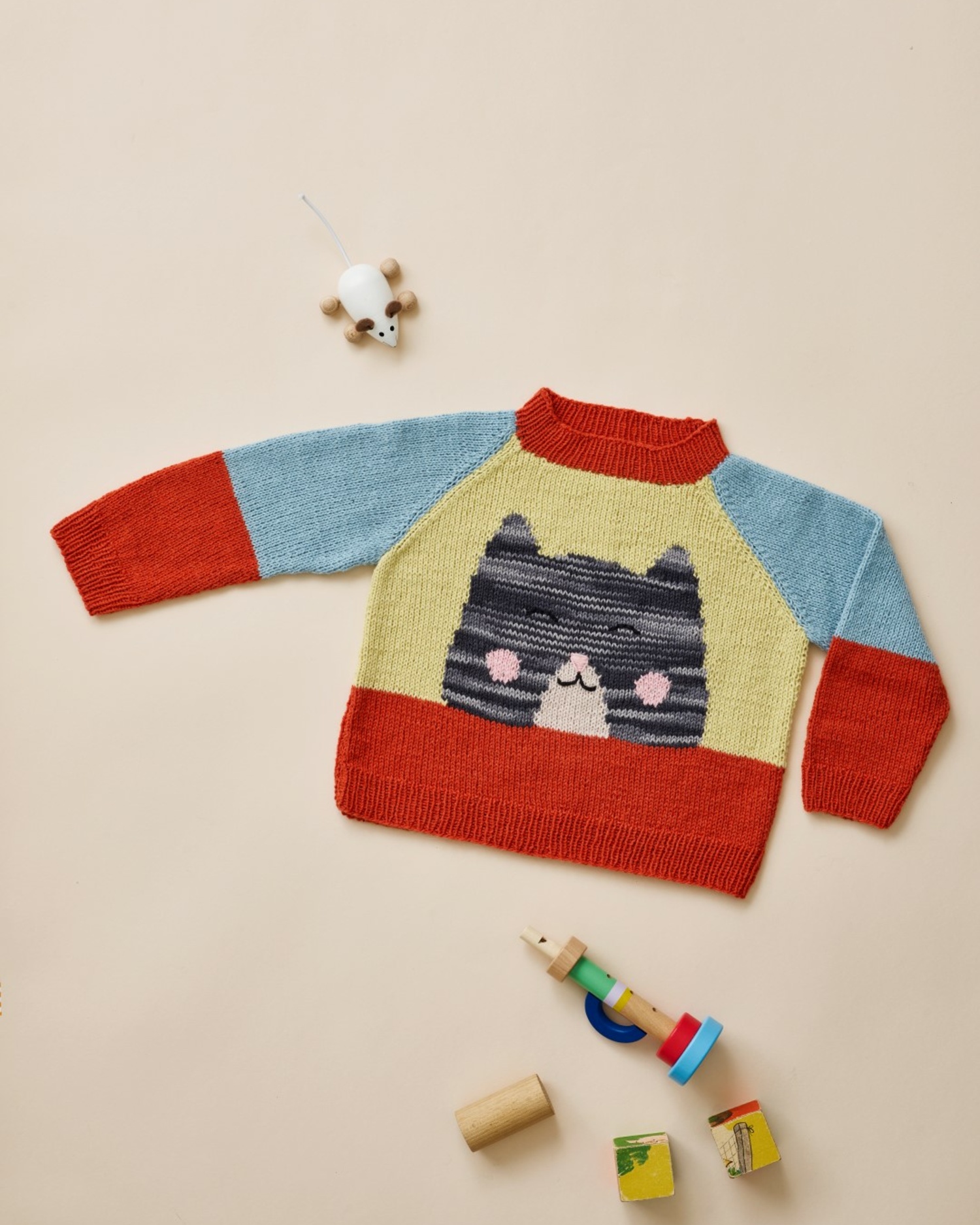 Barnjumper med katt i Esther8934112