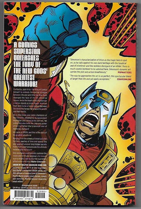 Orion By Walter Simonson Set Volume 1-2 TP NM