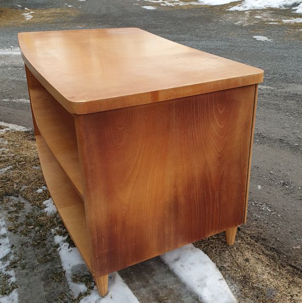 Elm and birch desk, 1940s - 3