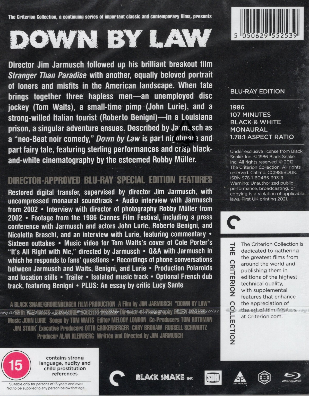 Down By Law (Criterion Collection) (ej svensk text) (Blu-ray) - 2