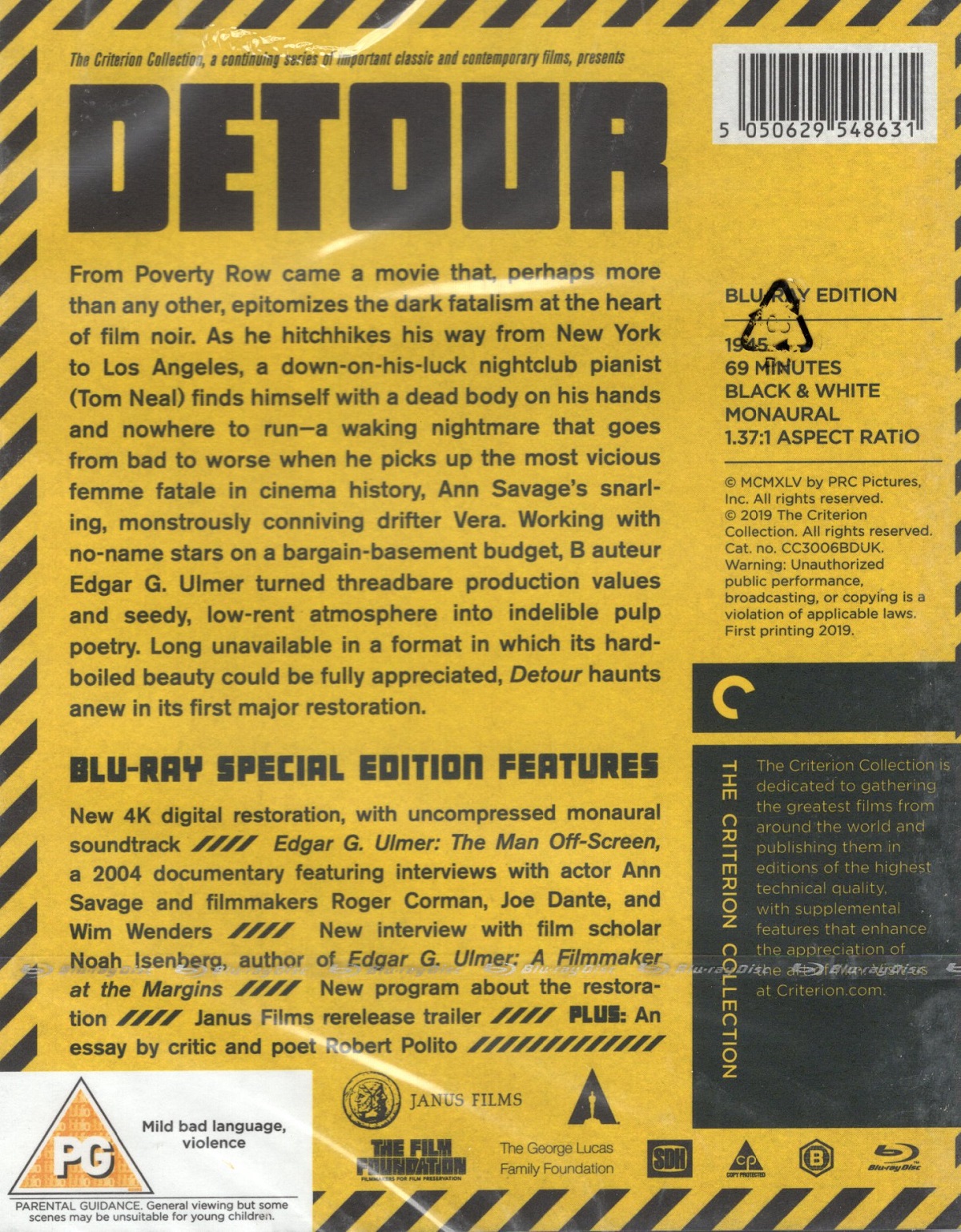 Detour (Criterion Collection) (ej svensk text) (Blu-ray) - 2