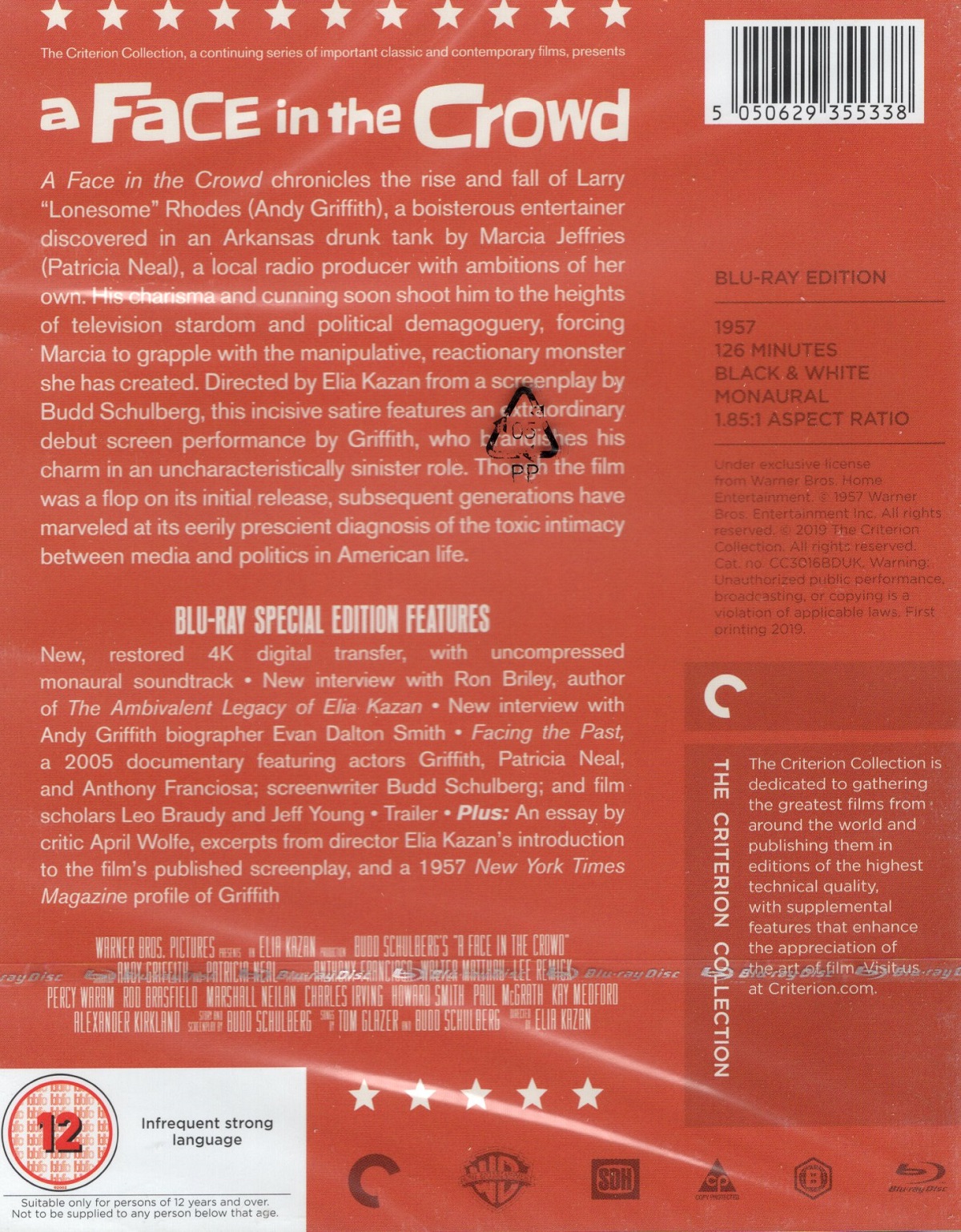 A Face In the Crowd (Criterion Collection) (ej svensk text) (Bluray