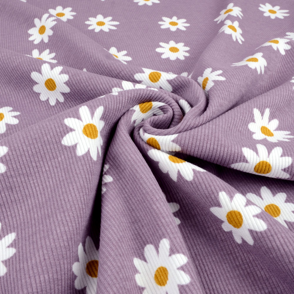 DAISY RIBBED - DUSTY LILAC - 3