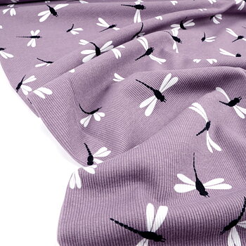 DRAGONFLY RIBBED - DUSTY LILAC