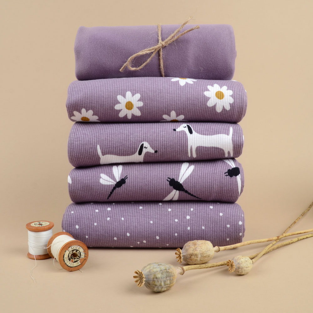 DRAGONFLY RIBBED - DUSTY LILAC - 3