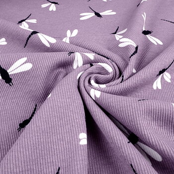 DRAGONFLY RIBBED - DUSTY LILAC
