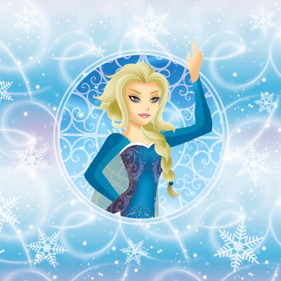 Servetter Frozen Girl 3-lag 33cm 20pack