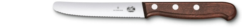 Grönsakskniv Victorinox 5.0830.11G, 11 cm Tandad / trä