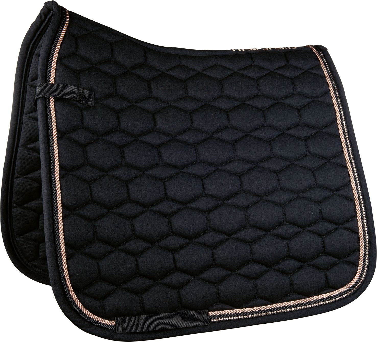 HKM Schabrak Rosegold Glamour Svart Dressyr och Allround-Hopp