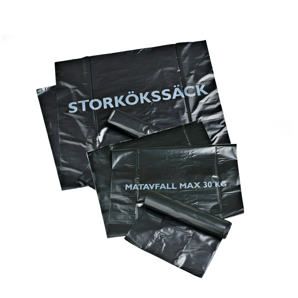 PolyREG LD Matavfall 60L 80my Sv 550x1000mm - 2