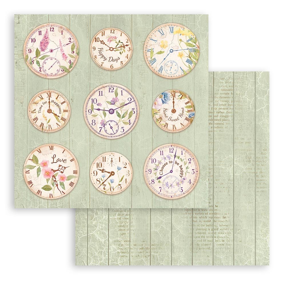 Stamperia - Create Happiness Welcome Home - Clocks